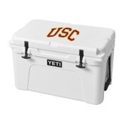 USC Trojans Yeti White Arch Tundra 45 Hard Cooler